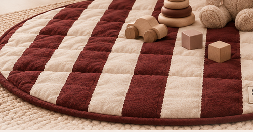 Striped Quilt Floor Mat