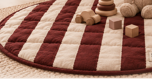 Striped Quilt Floor Mat