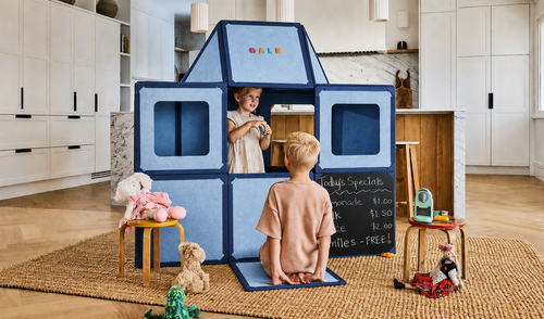 Magnetic Playhouse — Neutral Blue
